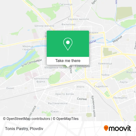 Tonis Pastry map