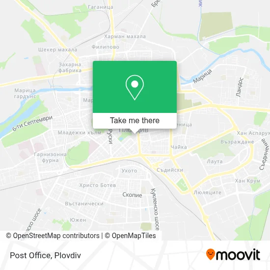 Post Office map