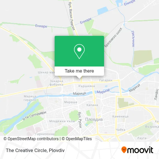 The Creative Circle map
