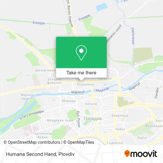 Humana Second Hand map