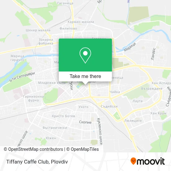 Tiffany Caffe Club map