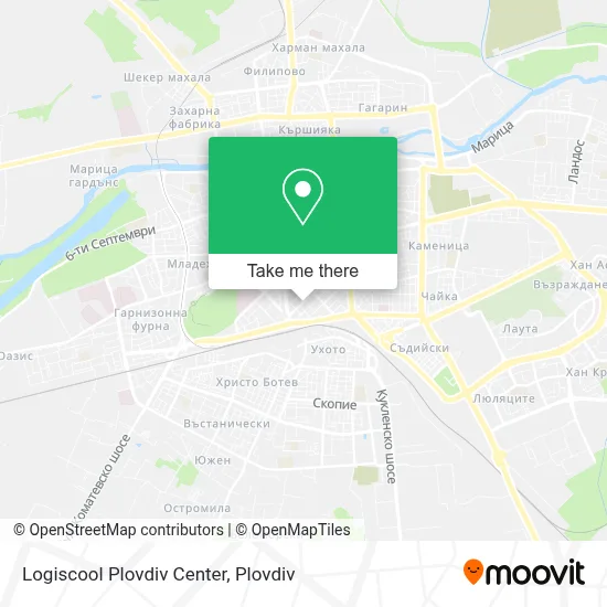 Logiscool Plovdiv Center map