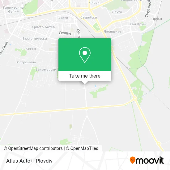 Atlas Auto+ map