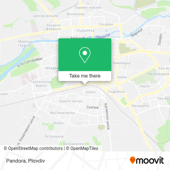 Pandora map