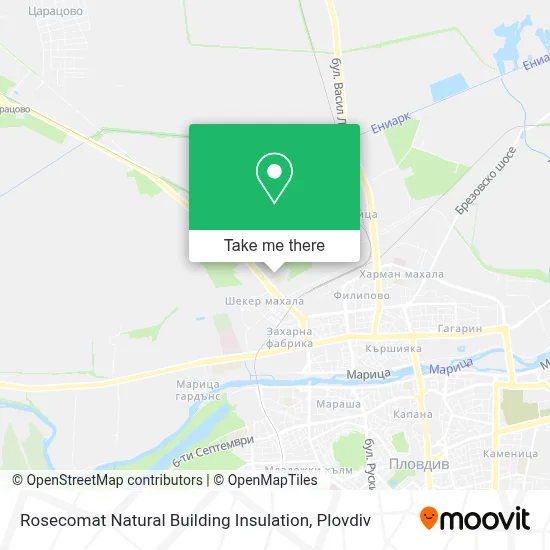 Rosecomat Natural Building Insulation map