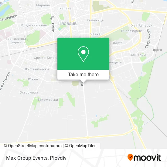 Max Group Events map