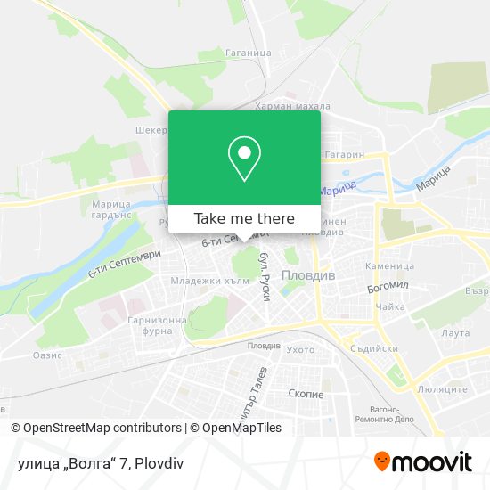 улица „Волга“ 7 map