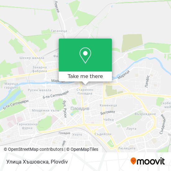 Улица Хъшовска map