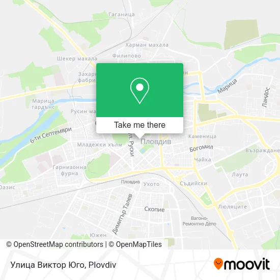 Карта Улица Виктор Юго