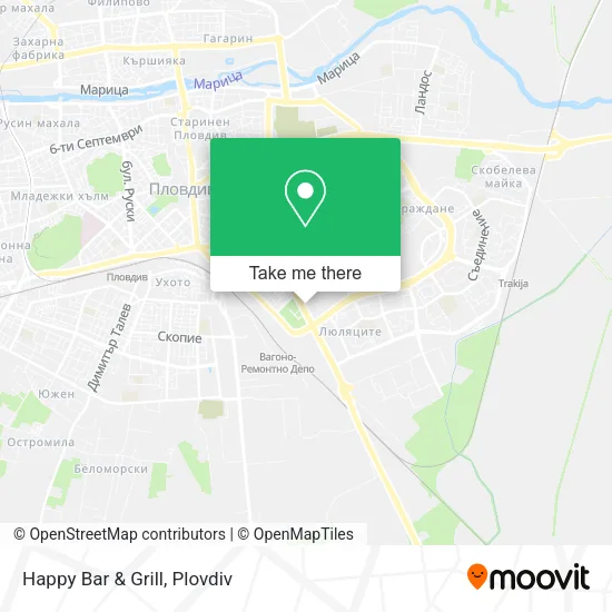 Карта Happy Bar & Grill