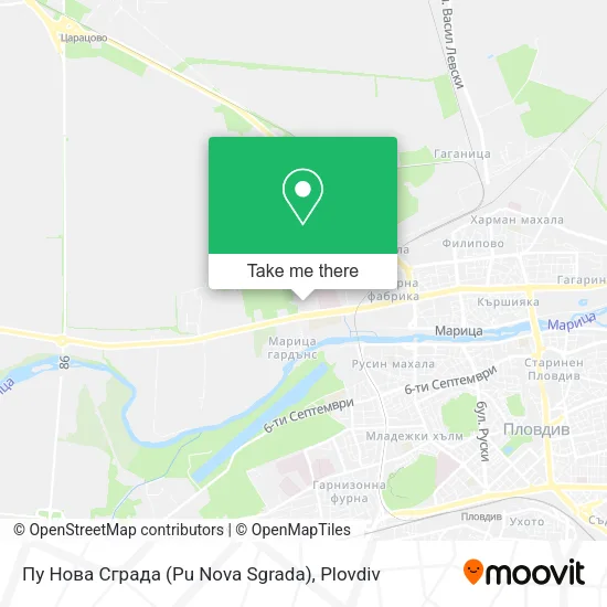 Карта Пу Нова Сграда (Pu Nova Sgrada)