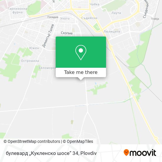 булевард „Кукленско шосе“ 34 map
