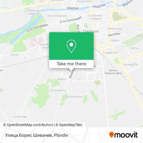 Улица Борис Шивачев map