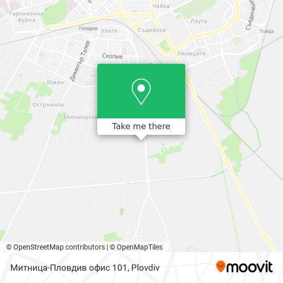 Митница-Пловдив офис 101 map