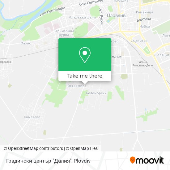 Градински център "Далия" map