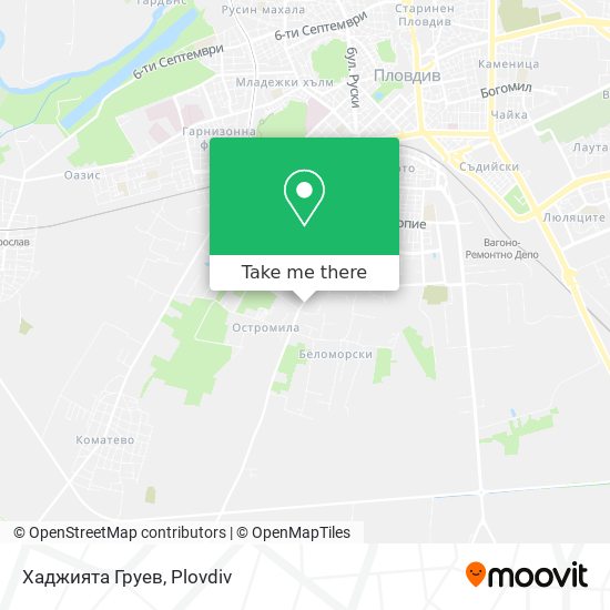 Хаджията Груев map