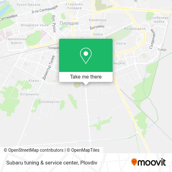 Subaru tuning & service center map