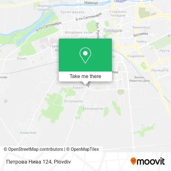 Карта Петрова Нива 124