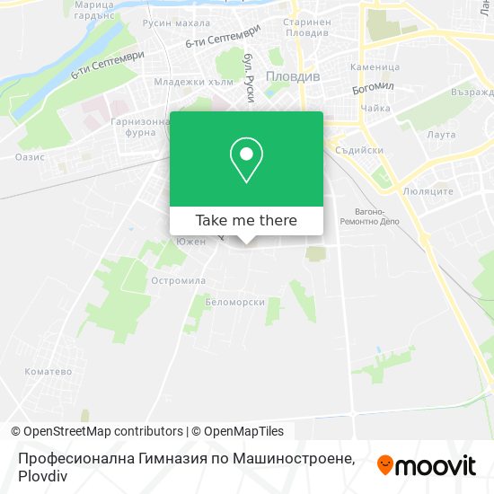 Професионална Гимназия по Машиностроене map
