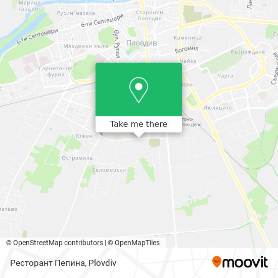 Ресторант Пепина map