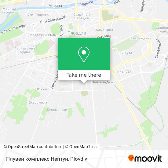 Плувен комплекс Нептун map