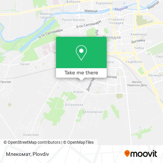 Млекомат map