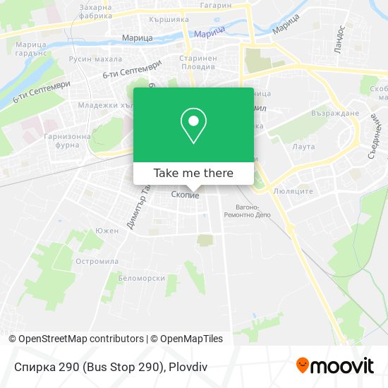 Спирка 290 (Bus Stop 290) map