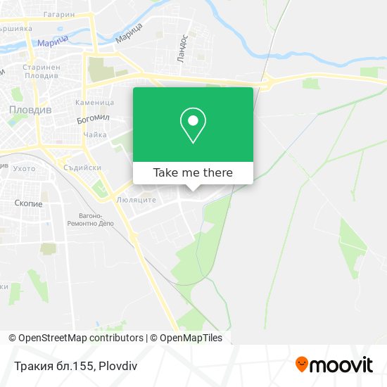 Тракия бл.155 map
