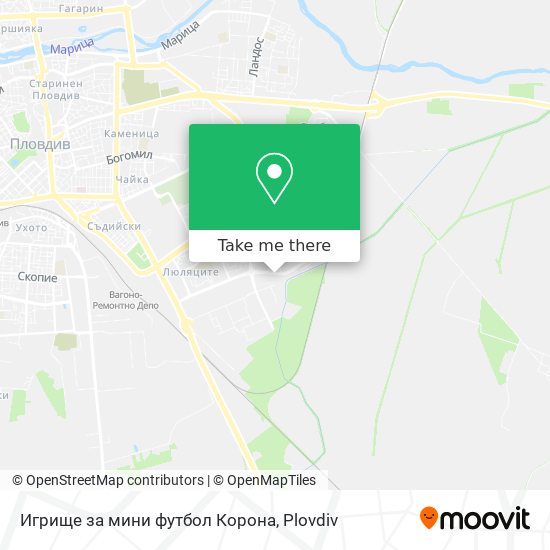 Игрище за мини футбол Корона map