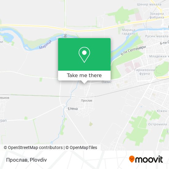 Прослав map
