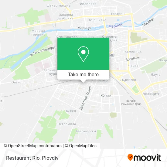 Карта Restaurant Rio