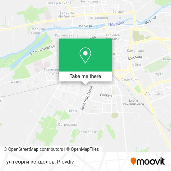 Карта ул георги кондолов
