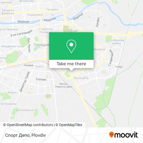 Спорт Депо map