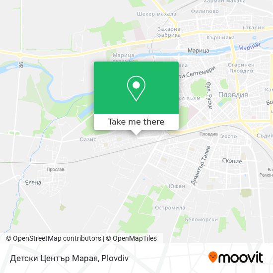 Карта Детски Център Марая