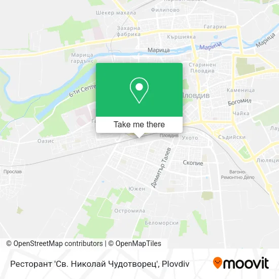 Карта Ресторант 'Св. Николай Чудотворец'