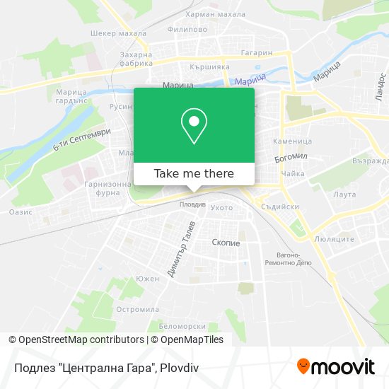 Подлез ''Централна Гара" map