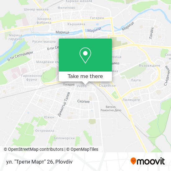 ул. "Трети Март" 26 map