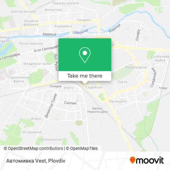 Автомивка Vest map