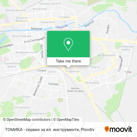 Карта ТОМИКА - сервиз за ел. инструменти