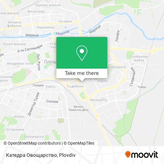 Катедра Овощарство map