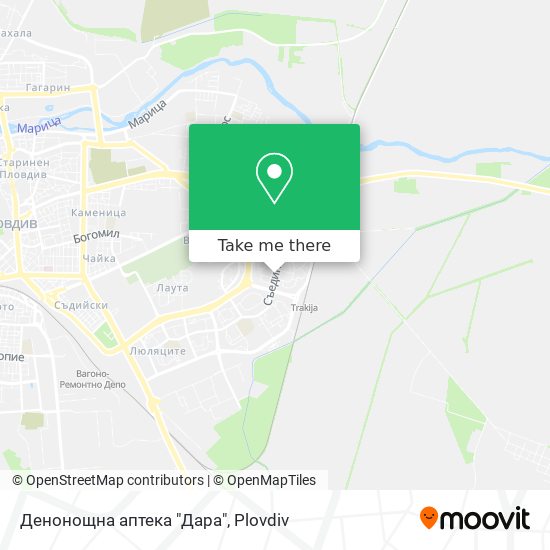 Денонощна аптека "Дара" map