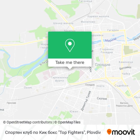 Спортен клуб по Кик бокс "Top Fighters" map