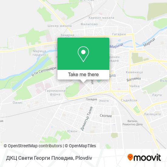 ДКЦ Свети Георги Пловдив map