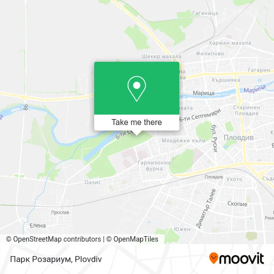Карта Парк Розариум