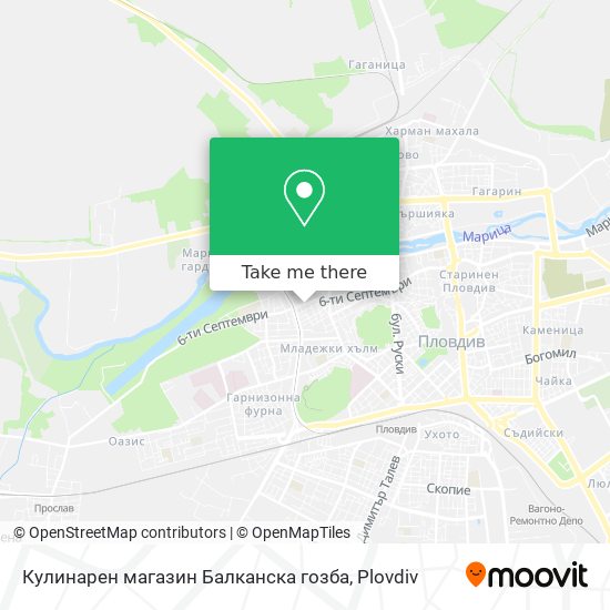 Кулинарен магазин Балканска гозба map