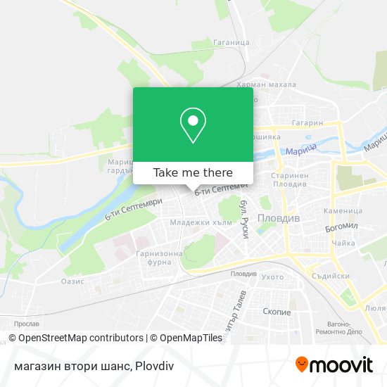 магазин втори шанс map
