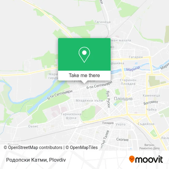 Карта Родопски Катми