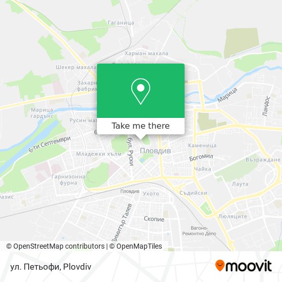 ул. Петьофи map