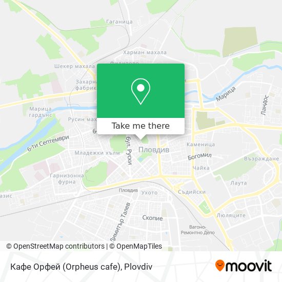 Кафе Орфей (Orpheus cafe) map