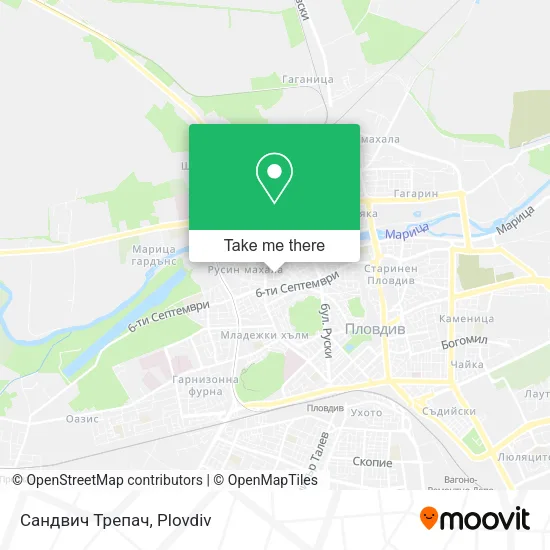 Карта Сандвич Трепач